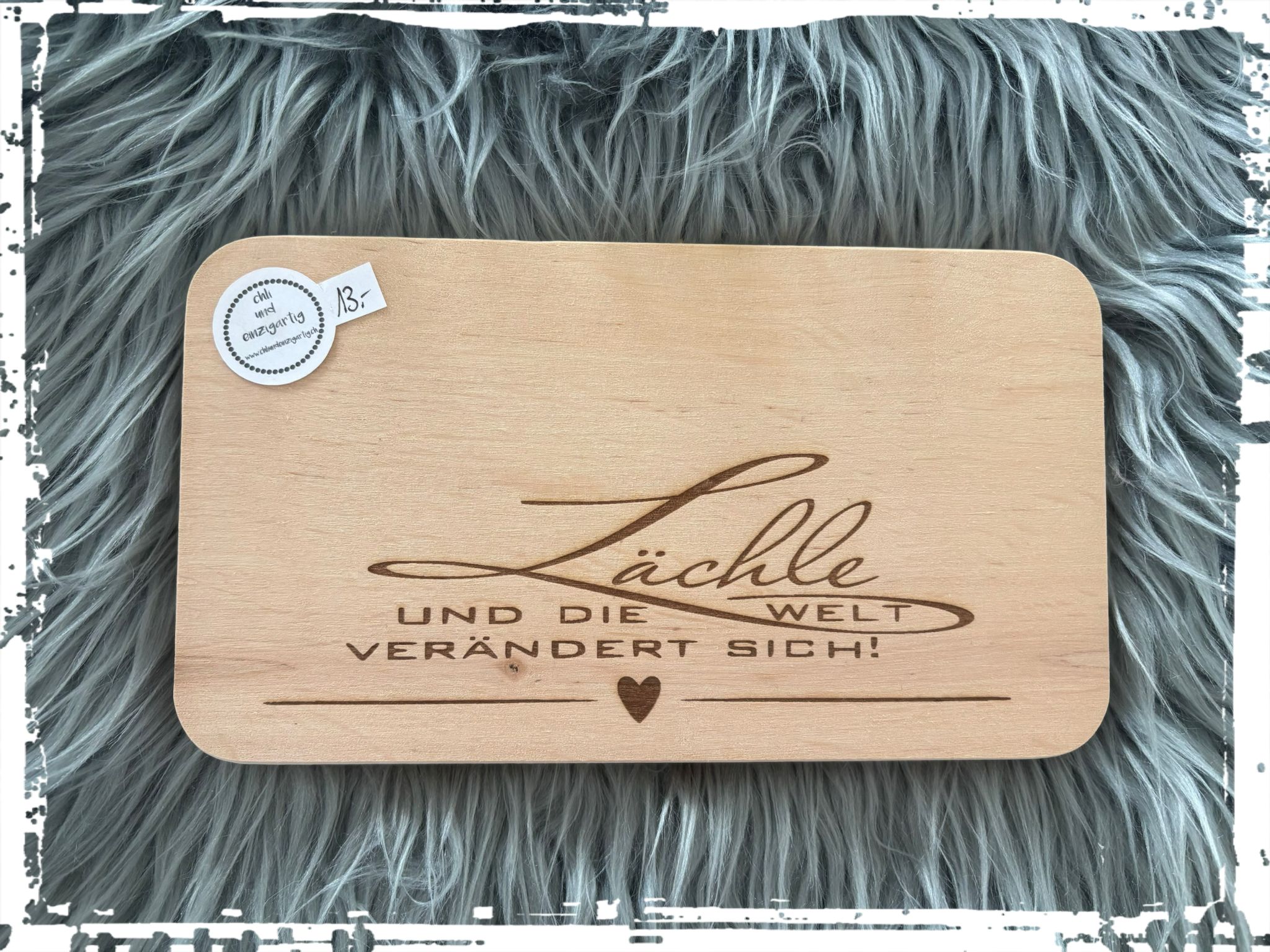 Holzbrettli mit Spruch