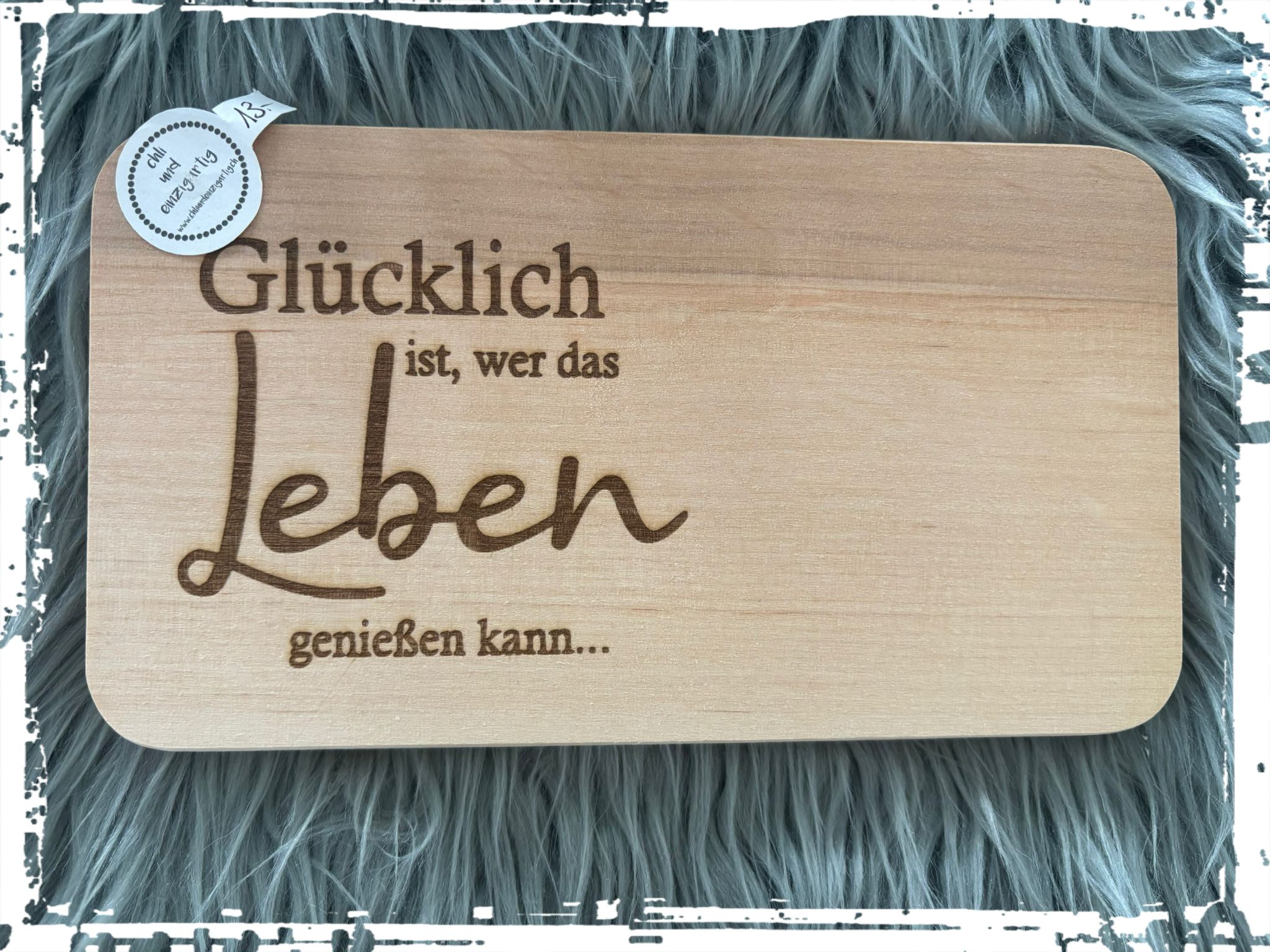 Holzbrettli mit Spruch