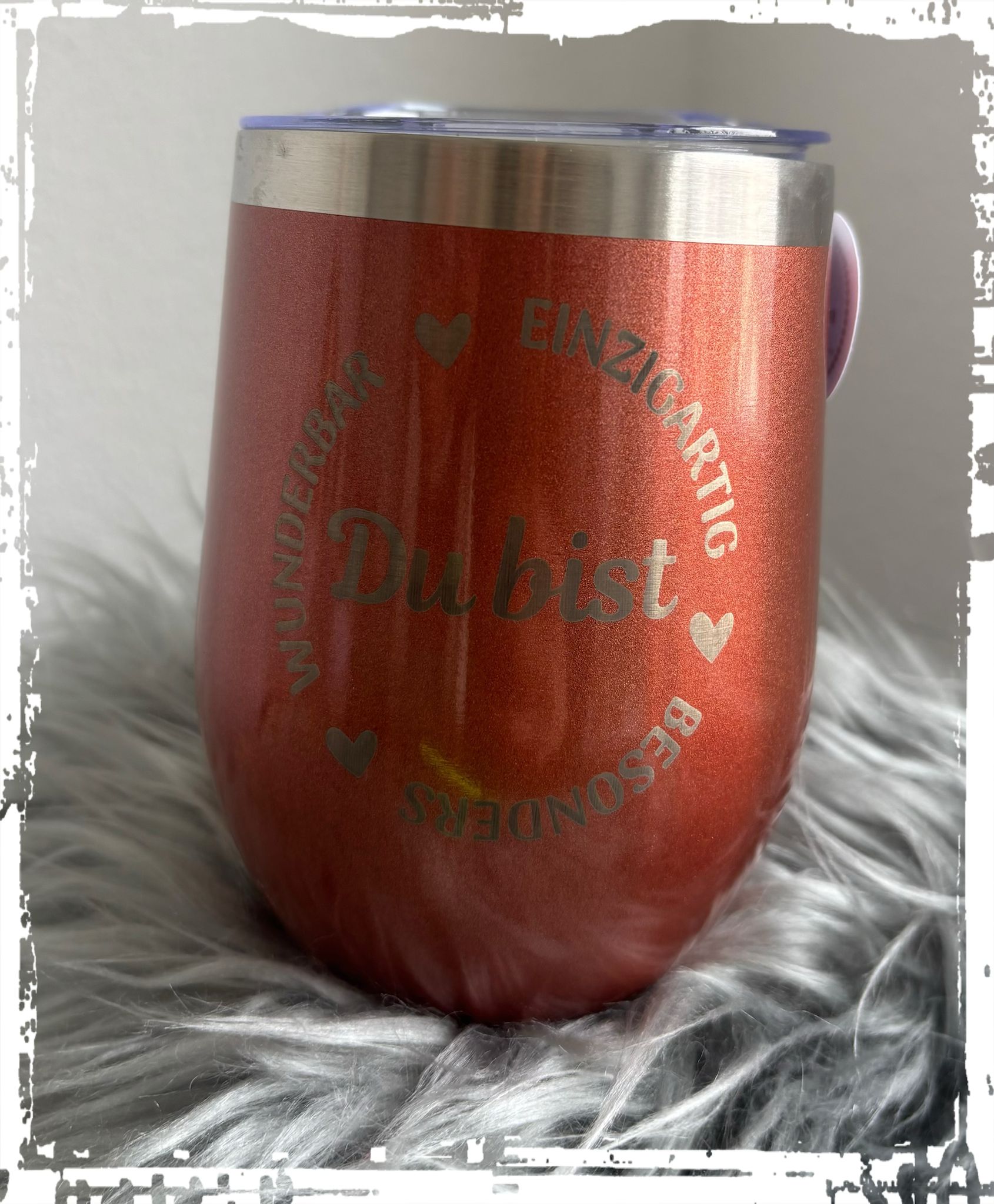 Kaffebecher to go rosegold